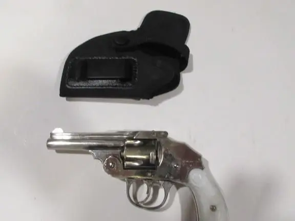 Smith & Wesson 38 Nickel Plated with Holster