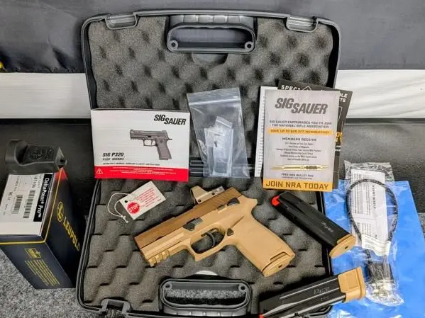 Sig M18 9mm w/ Leupold DeltaPoint Pro red dot