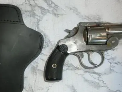 US Revolver 38 Top Break with Holster