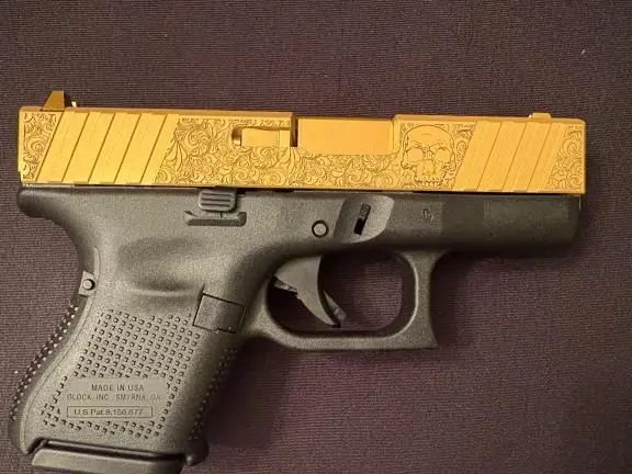Gold Glock 26 Gen 5