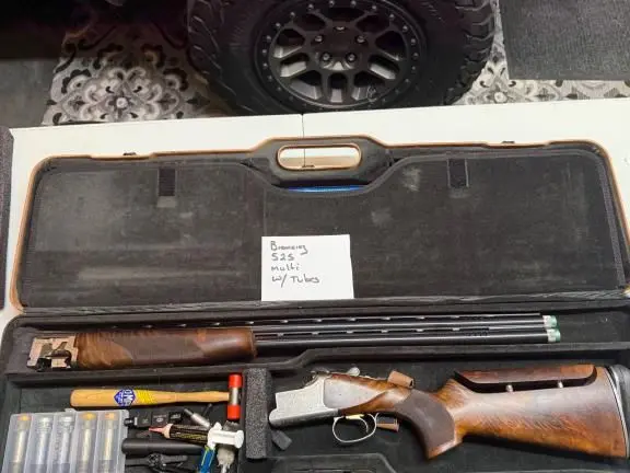 Browning 525 with Briley Tubes Ported Barrels