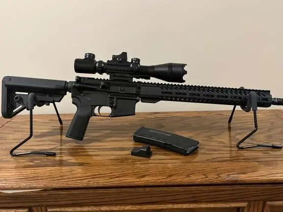 Radical AR-15 w/ Pinty 4 in 1 Red Dot & Scope