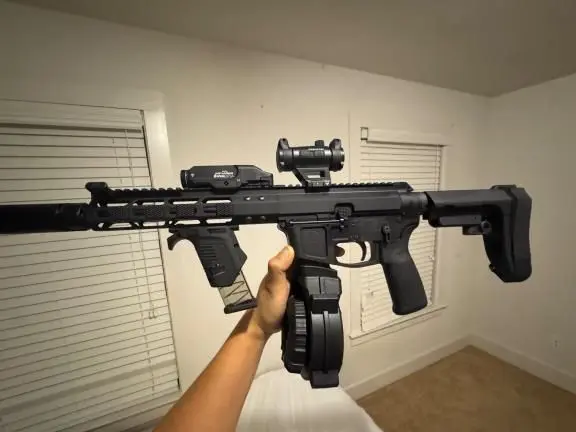FM45 AR Pistol Full Build .45 ACP Side Charging