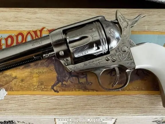Cimarron Frontier Texas Ranger Single Action Revolver (.45 Colt) - Factory