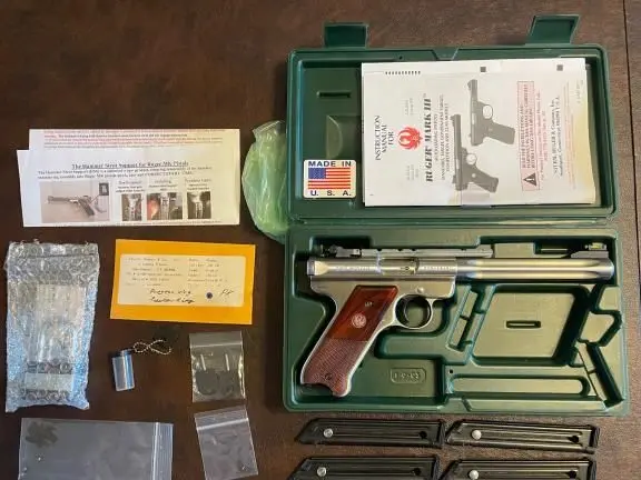 Ruger Mark III Hunter Stainless 6-7/8” .22 LR