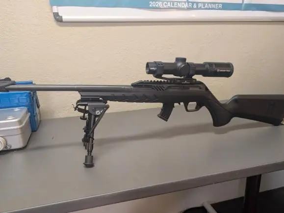 Derya TM22-A-18 .22 LR Semi-Auto Rifle Setup – Crimson Trace Hardline 1-6x LPVO & Vortex Cantilever Mount
