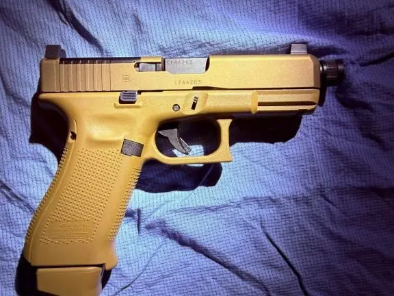 GLOCK 19X MOS GEN 5, Unfired, factory threaded matching barrel Discontinued