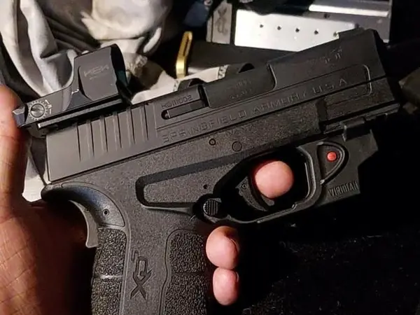 Springfield xds 45 mod 2 with redot and laser