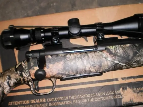 MOSSBERG PATRIOT IN 308 WIN. WITH AMMO $ 450