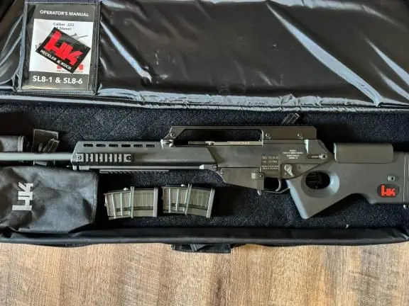Used HK SL8-6 .223/5.56 Rifle