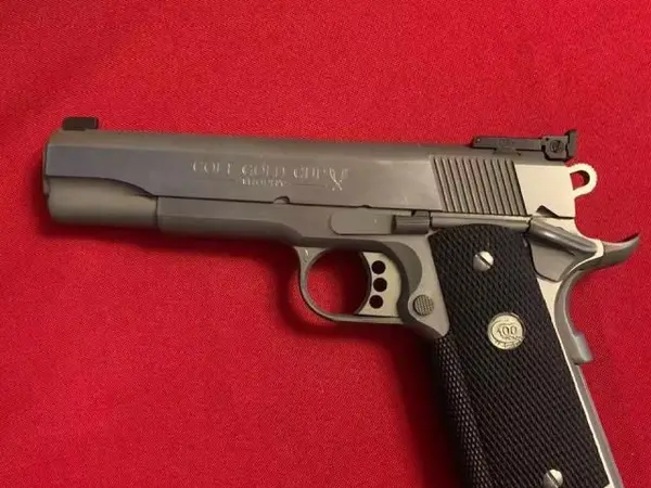 Colt Gold Cup Trophy .45 ACP Stainless - 100 Year Grips