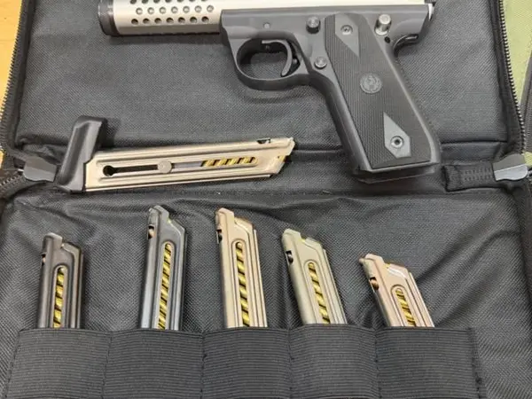Ruger Mk IV Lite with Burris dot & extras