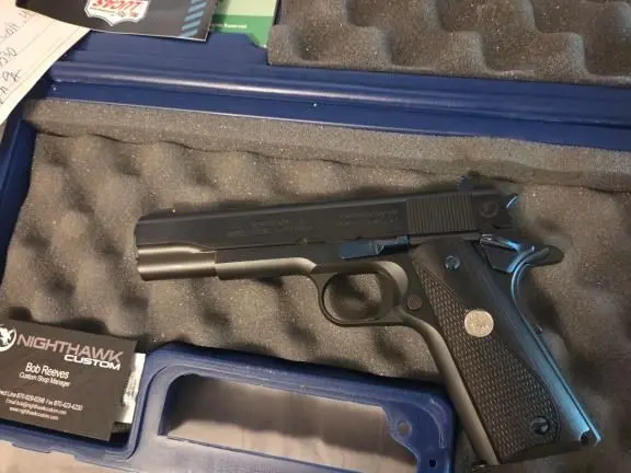 Colt 1911 Nighthawk custom