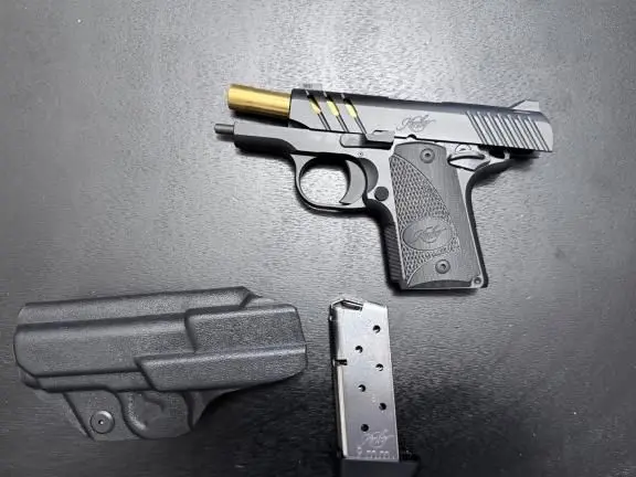 Kimber 9mm Micro 9 ESV Black Gold Barrel Pistol