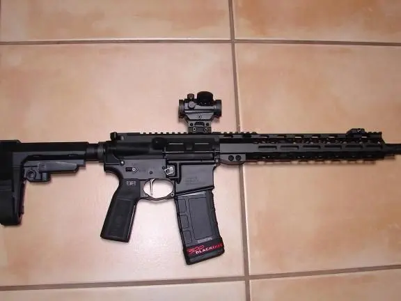 Custom Built AR Pistol 300 Blackout 12" Unfired New