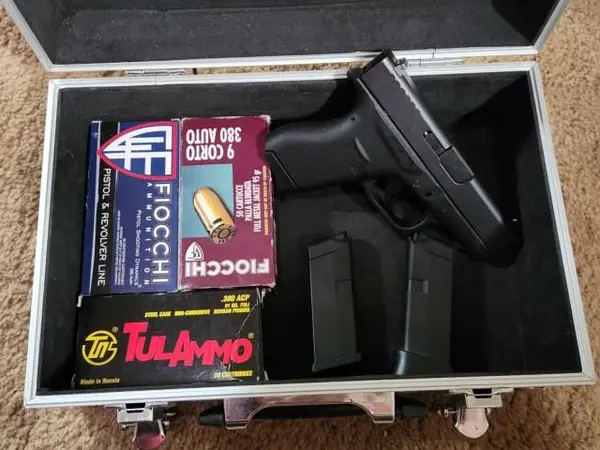 Glock 42 380 acp 3 magazine's 150rds fmj