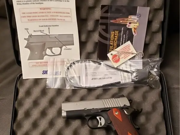 SIG SAUER 1911 ULTRA COMPACT 9MM-UNFIRED!