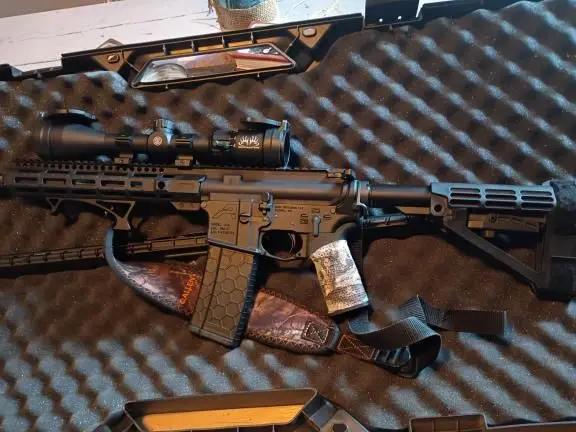 AR-15 Aero 223 556. Fully loaded.