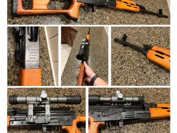 Romanian FPK “Dragunov” 7.62x54R Package – Rifle, Romanian LPS Scope + 1,320+ Rounds Surplus Ammo