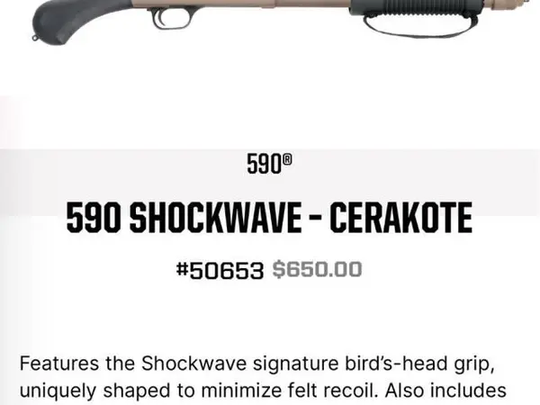 590 SHOCKWAVE - CERAKOTE