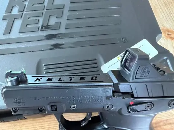 Kel-tec P17 with optic factory slide