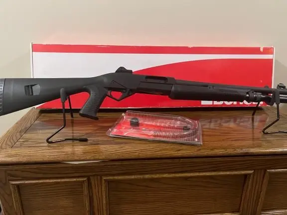 Benelli SuperNova Tactical Pump-Action Shotgun - Pistol Grip/Ghost Ring Sights 601-447-6446