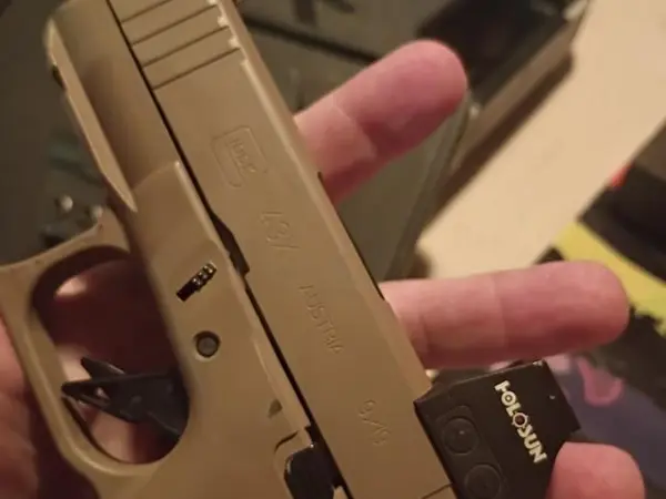 Customized Glock 43x 9mm mags holster