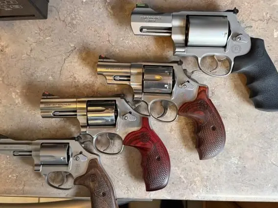 Smith and Wesson revolvers