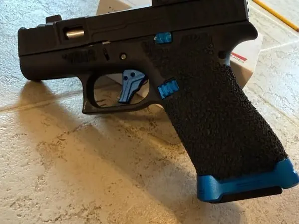 Glock 43x, 10 Rd, no rail. Zaffiri Precision Comped Slide/Barrel