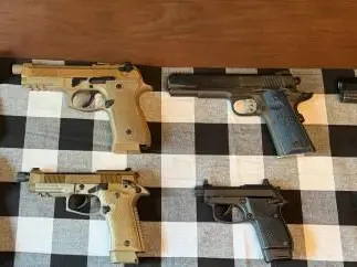 Variety of pistols