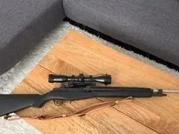 M1A loaded w/ scope, mount and accessories
