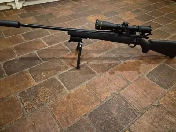 Custom Nosler M48 left-handed 27 caliber