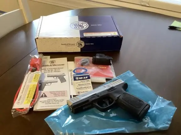 S&W SD9mm With Crimson Light