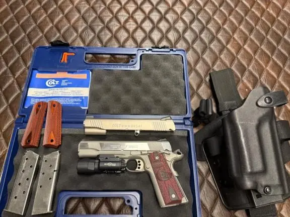 Colt Rail Gun 1911 with Colt M45a1 Slide