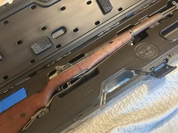 WWII Springfield Garand with period correct barrel