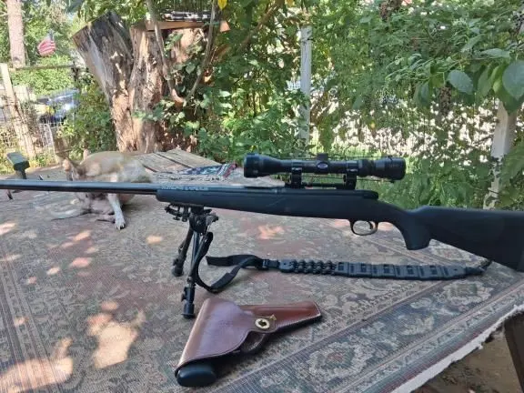 Marlin model X7VH 308WIN. Like new with scope and bipod