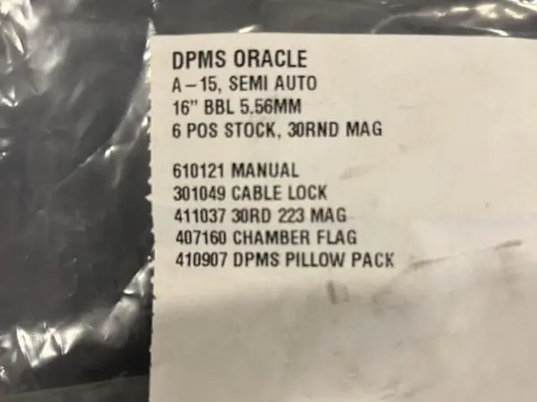 DPMS ORACLE AR15