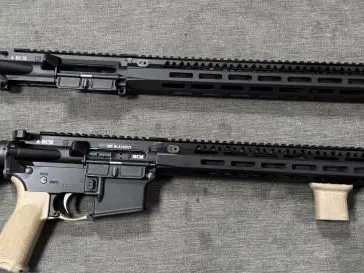 BCM 16” 5.56 factory rifle with extra BCM upper