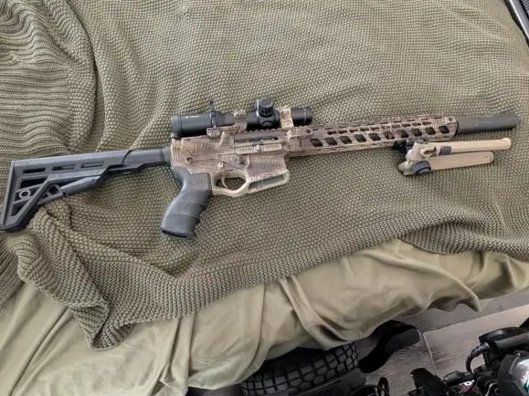 Custom AR-15 with vortex scope