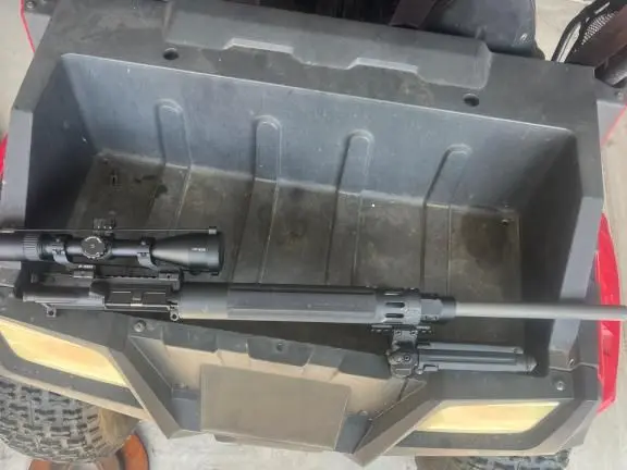 5.56 24 in bull barrel upper with scope