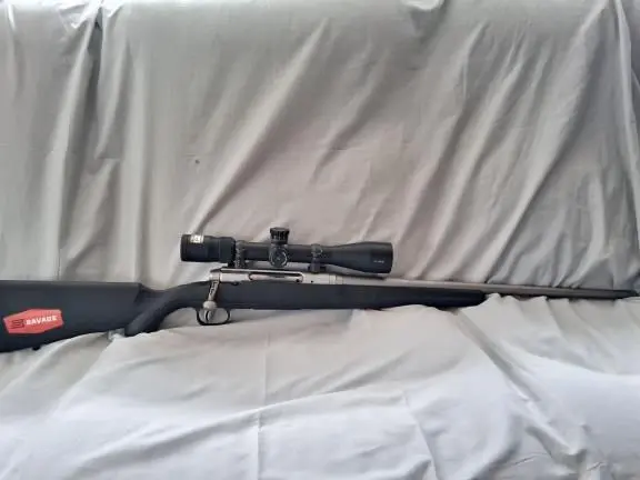 Savage Axis II Stainless .308 Win w/ Nikon P-308 4-12x40 Scope - Low Round Count