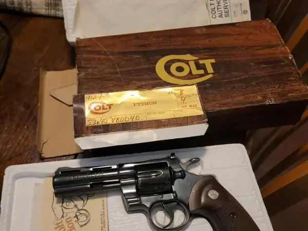 Vintage colt python 4 inch .357