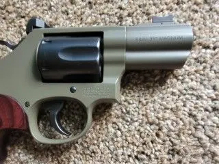 Smith and Wesson PC Model 19 Carry Comp Moss Green