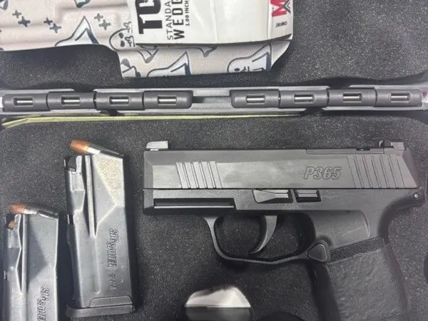 Sig P365 w/Xray3 sights. Optic Ready.