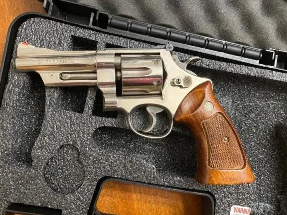 S&W model 27 nickle 4”