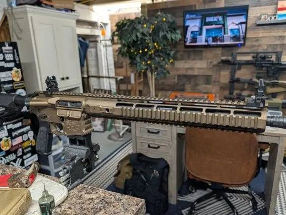 16 inch AR Burnt Bronze Cerakote