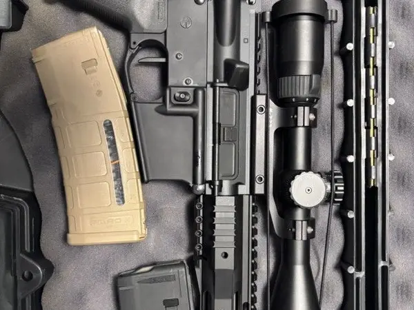 223/556 Rifle with Nikon Scope - Everything Pictured