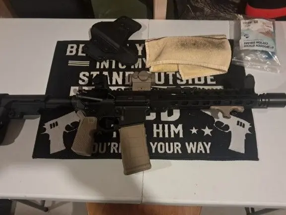 Ar15 pistole with the works
