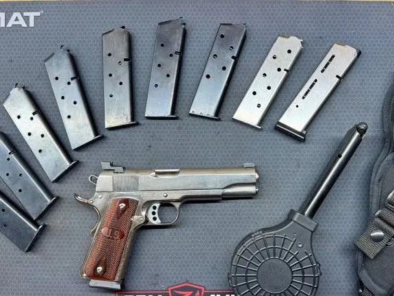 1911 A1 custom nickel plated & more