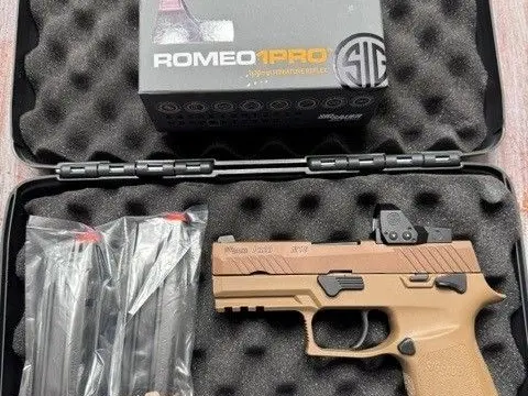 Sig Sauer P320 M18 w/ Romeo Optic (NIB)